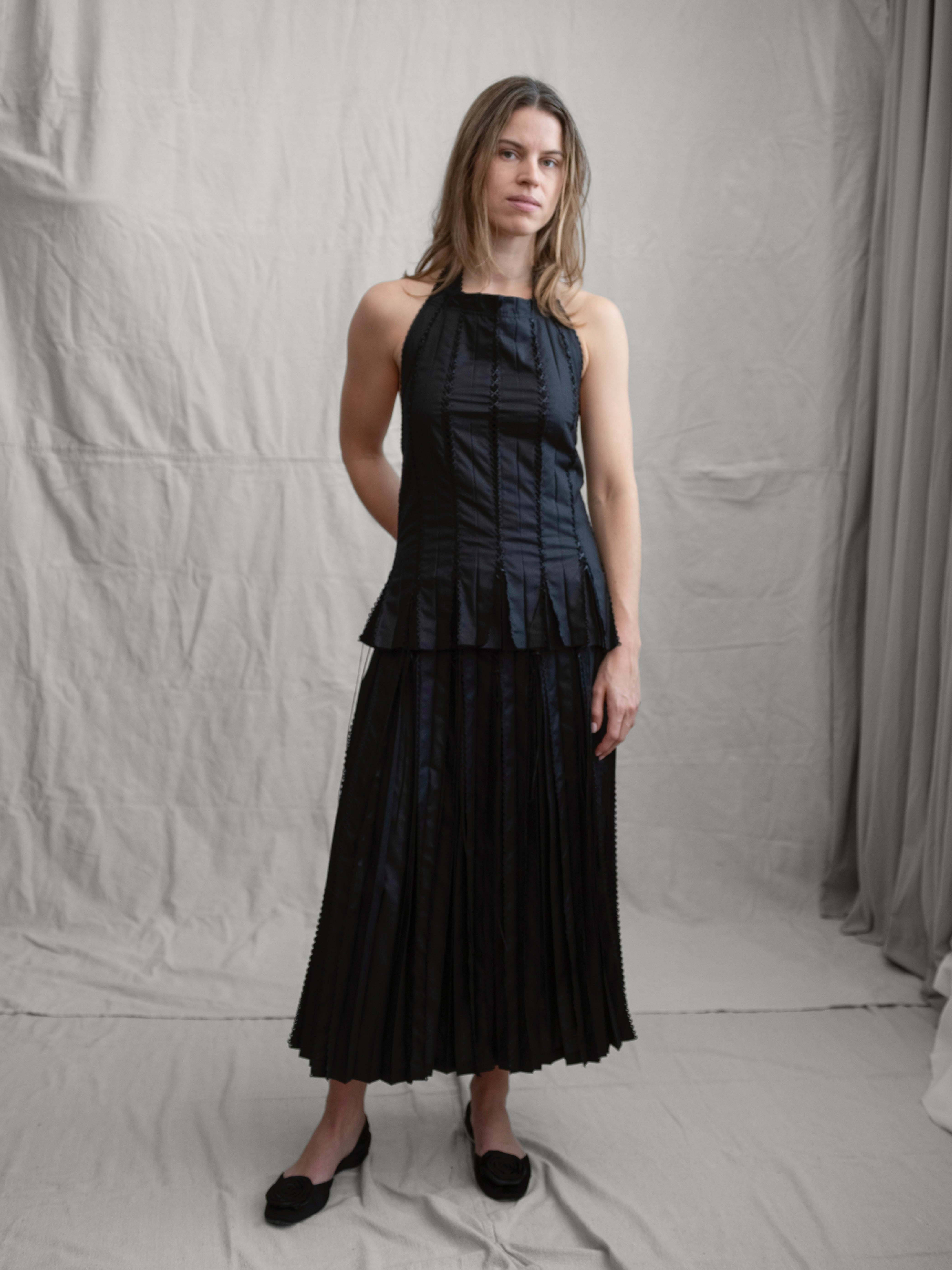 Issey Miyake Fete Two-piece Skirt Set