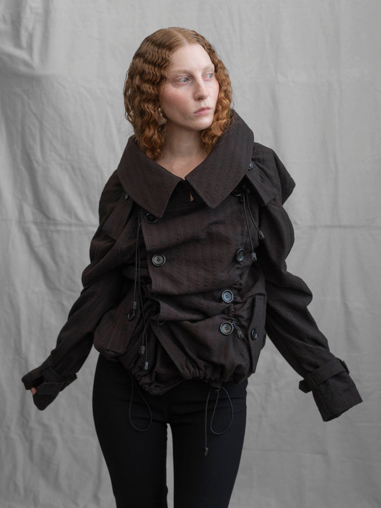 Junya Watanabe F/W 2005 Striped Wool Paracord Jacket