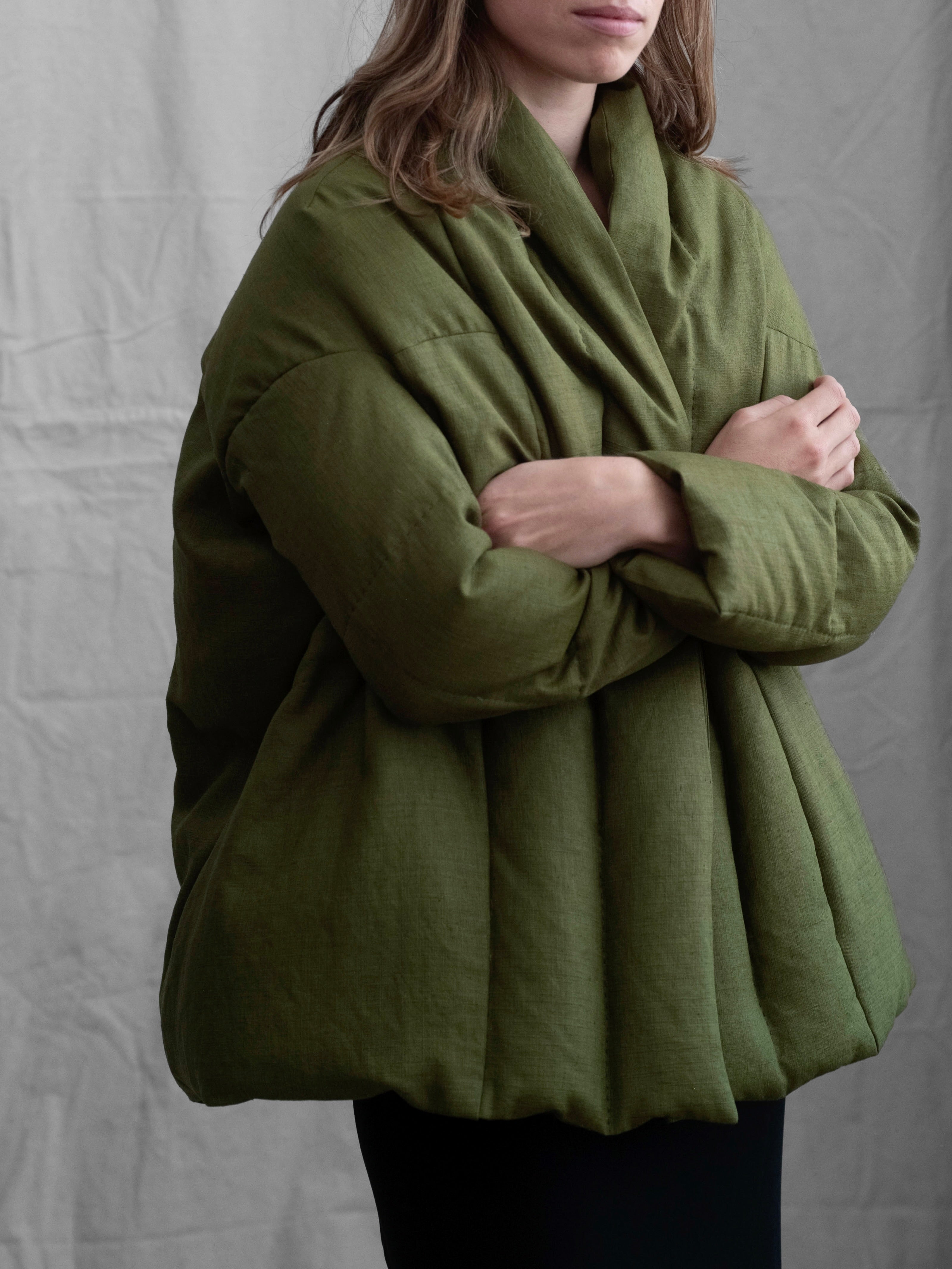 Heart HaaT by Issey Miyake Olive Down Coat