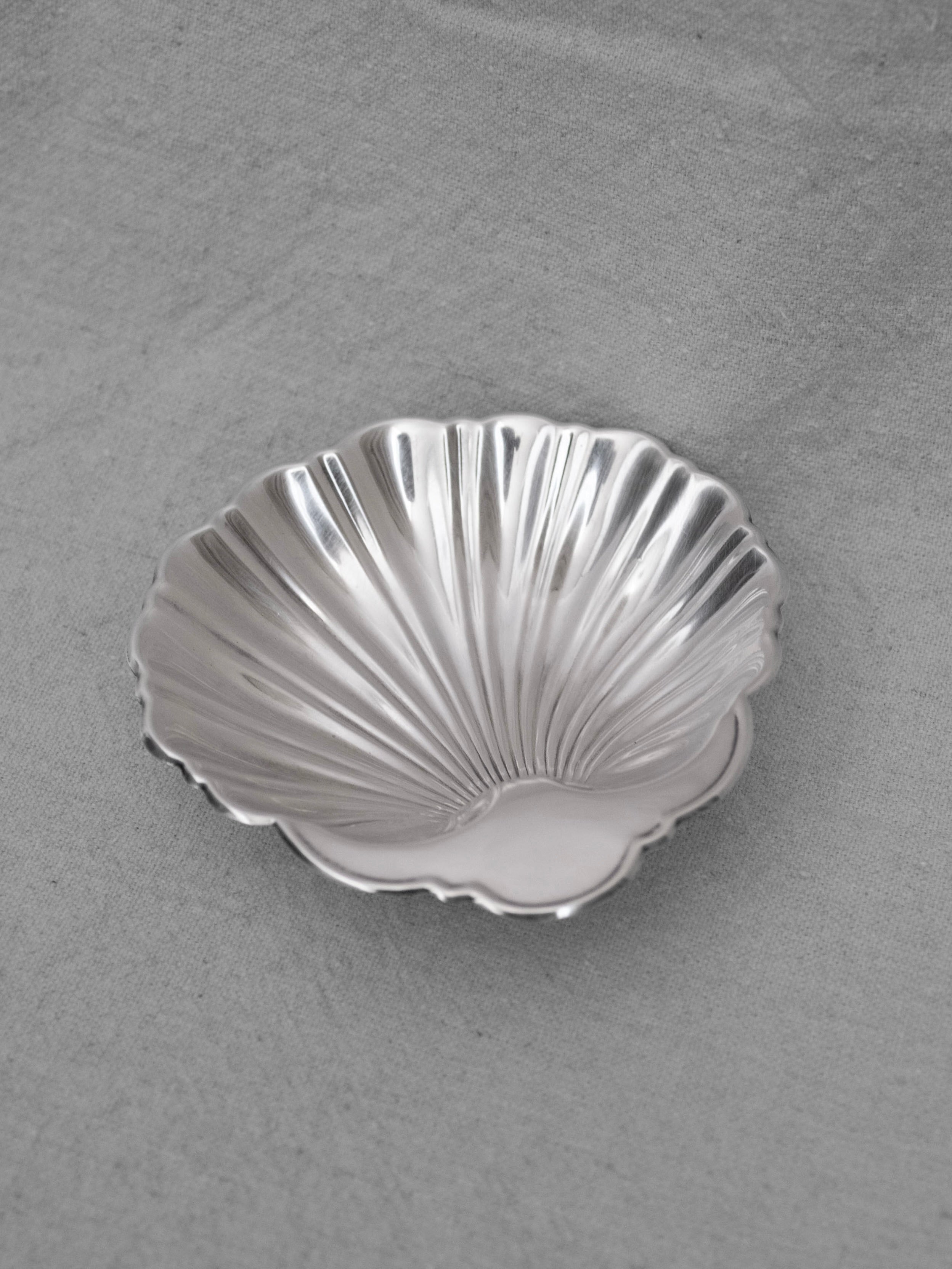 Sterling Silver Clamshell Dish