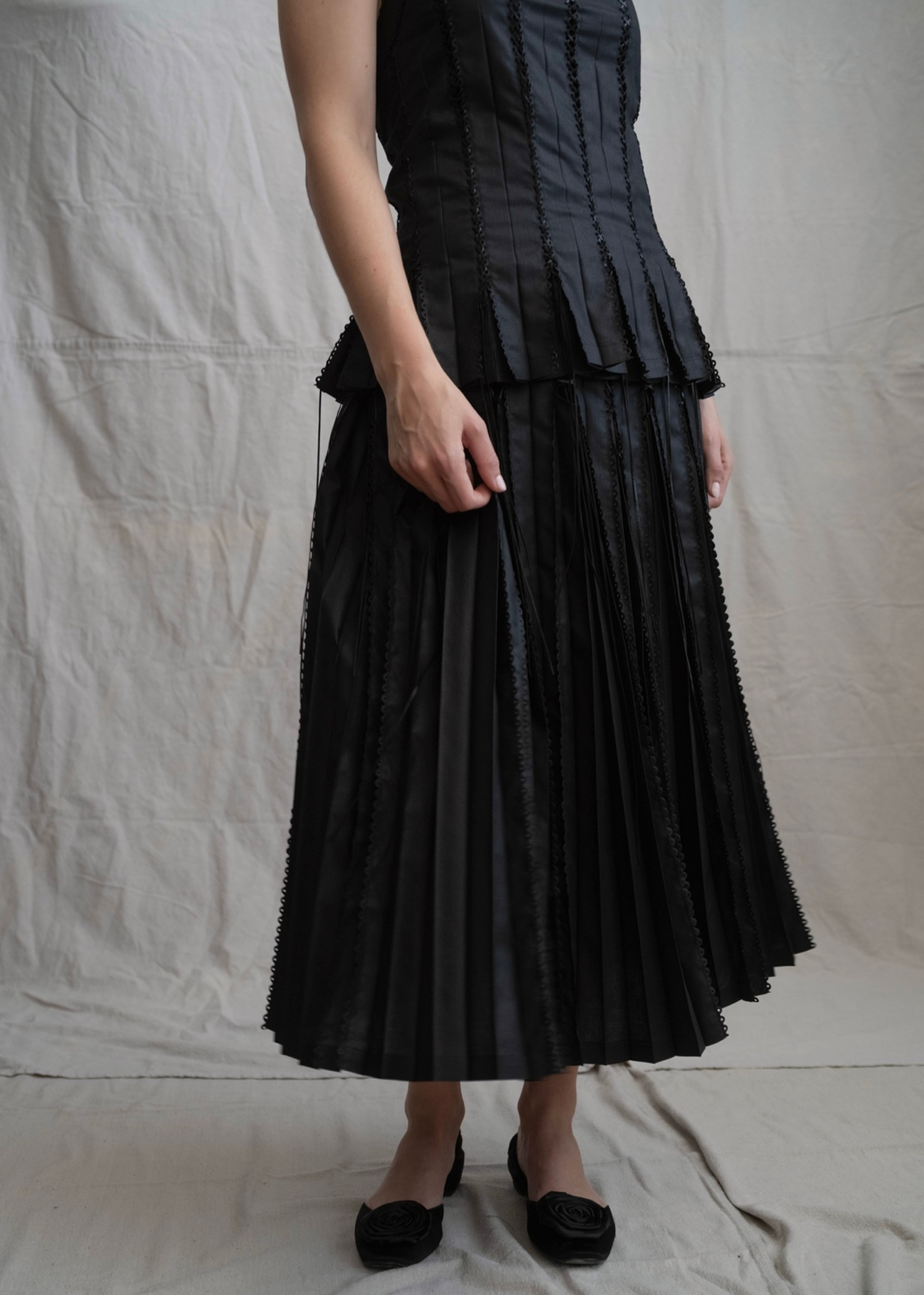 Issey Miyake Fete Two-piece Skirt Set