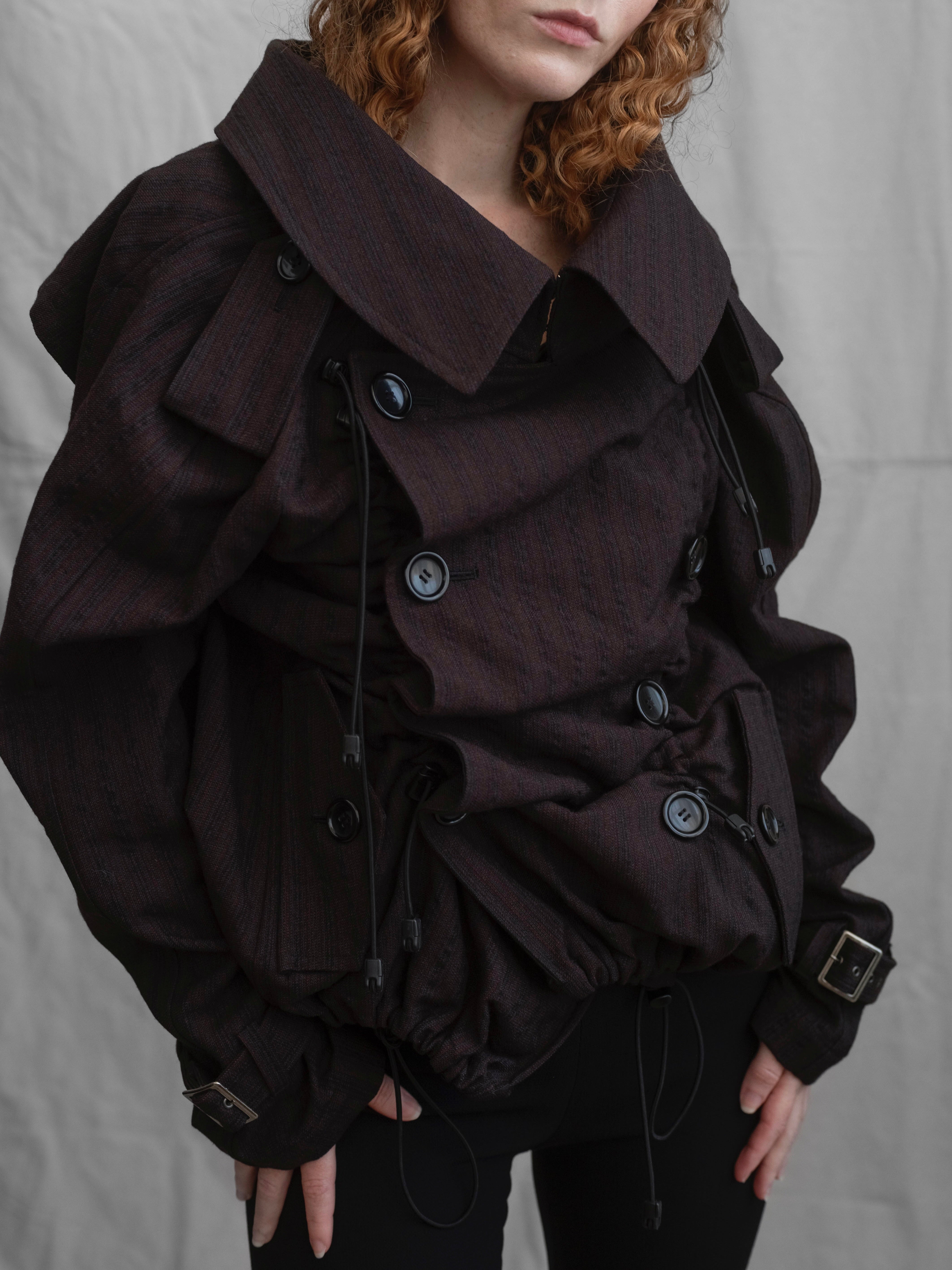 Junya Watanabe F/W 2005 Striped Wool Paracord Jacket
