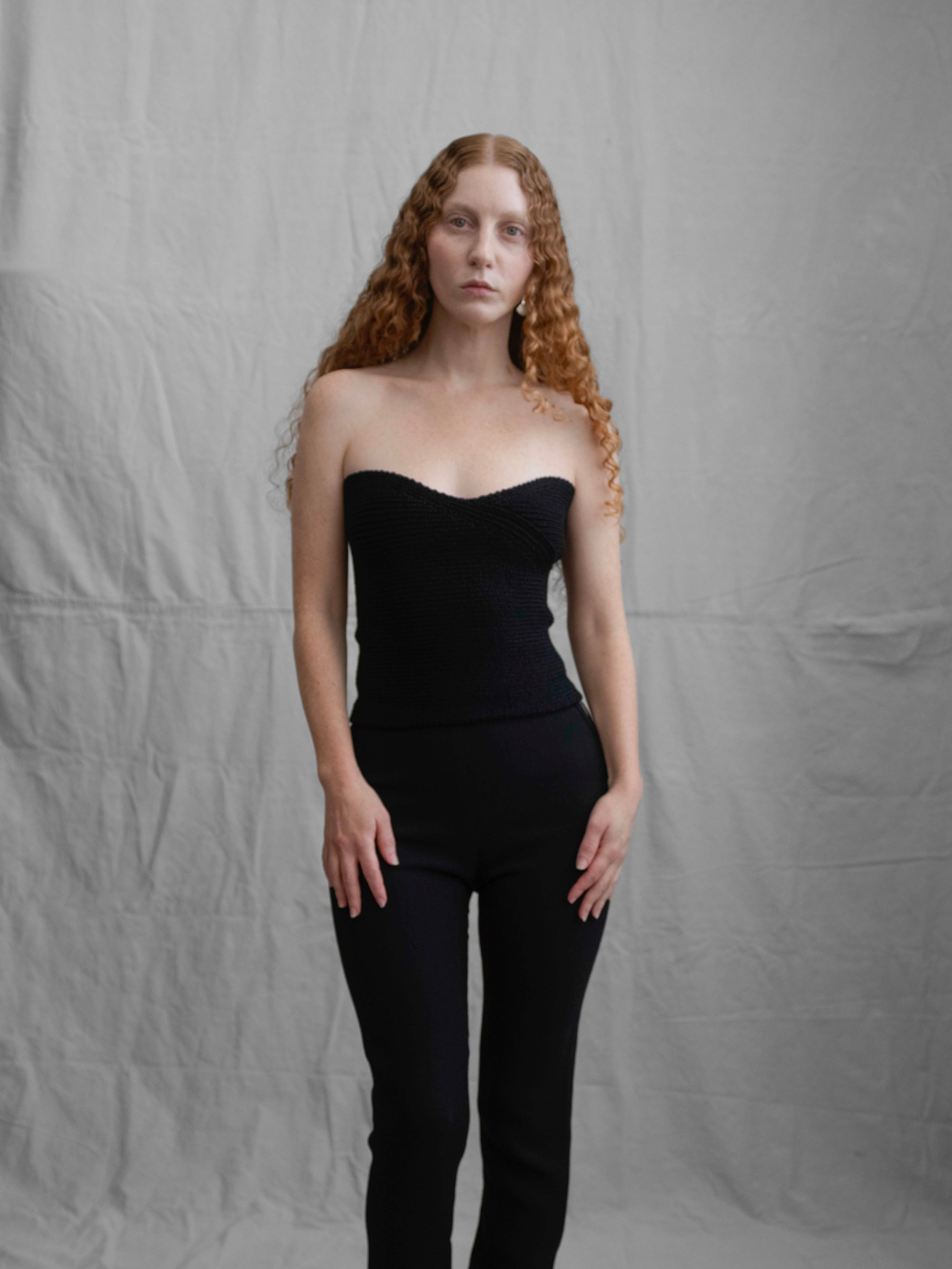 Gianni Versace 1990s Cut-Out Wool Leggings