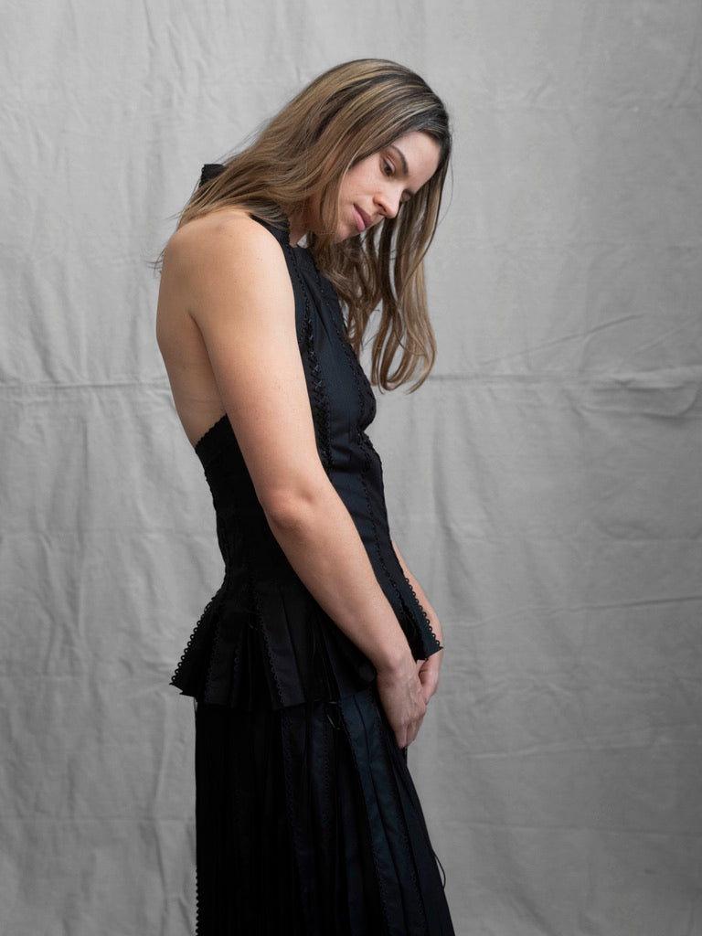 Issey Miyake Fete Two-piece Skirt Set